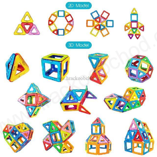 Magnetická stavebnice 24 ks