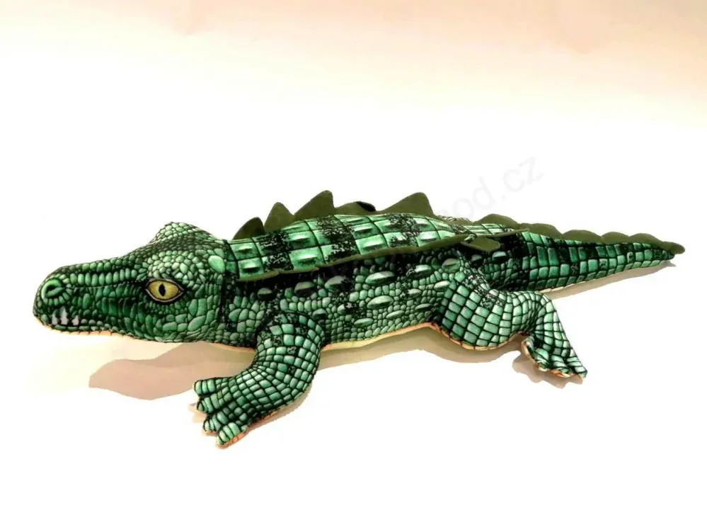 Plyšový krokodýl hnědý 56 cm
