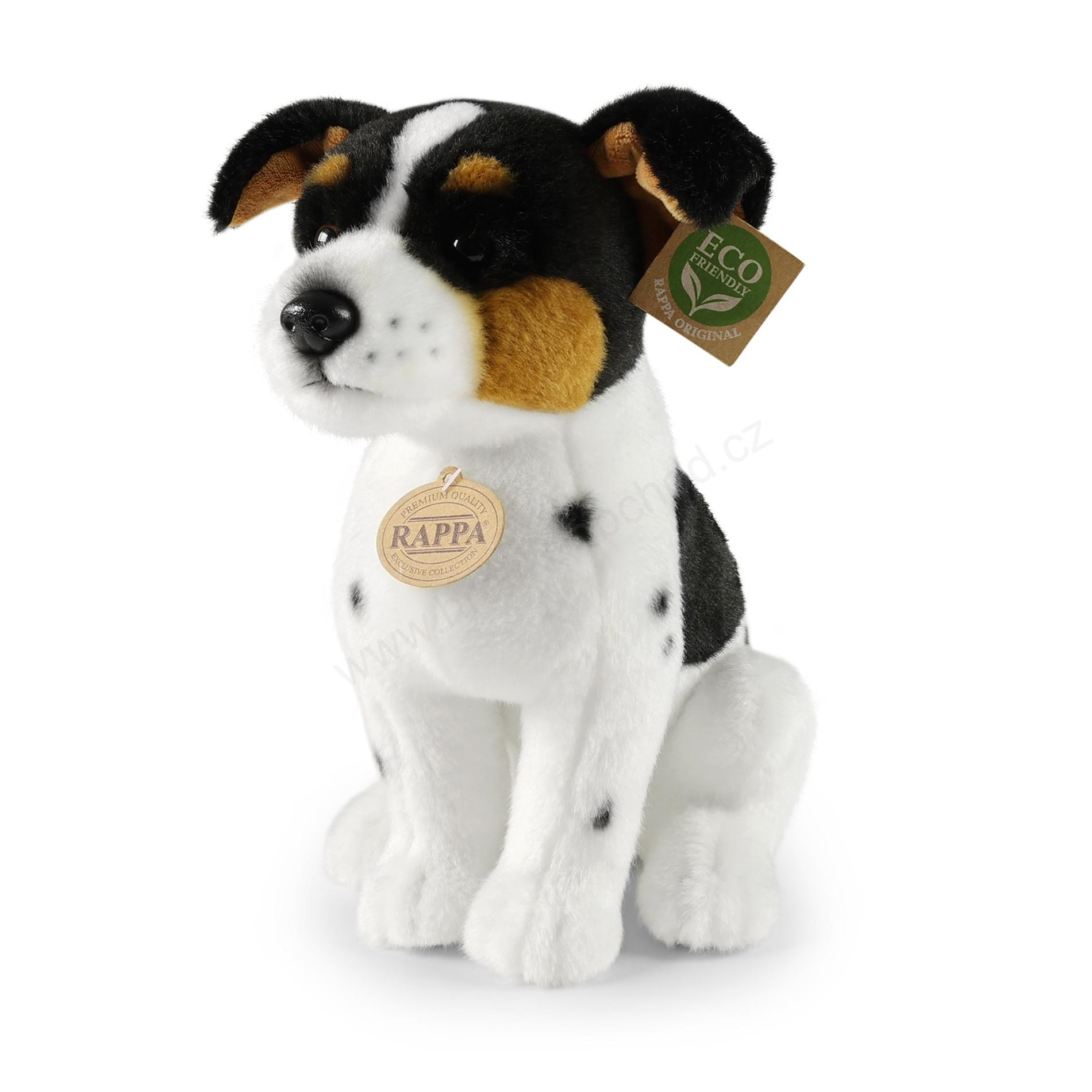 Plyšový pes JACK RUSSELL sedící 29 cm ECO-FRIENDLY