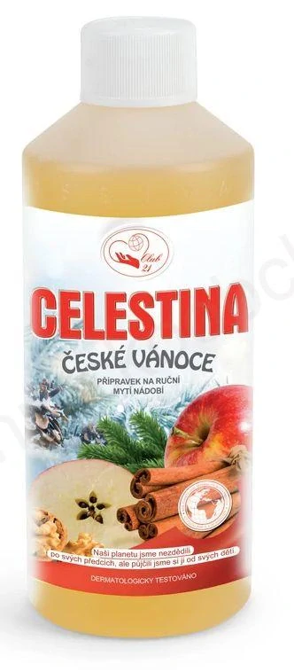 CELESTINA - přípravek na mytí nádobí - vánoční vůně