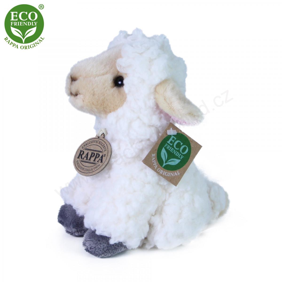 Plyšová ovce / jehně sedící 16 cm ECO-FRIENDLY
