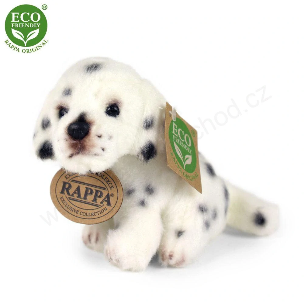 Plyšový pes Dalmatin sedící 11 cm ECO-FRIENDLY