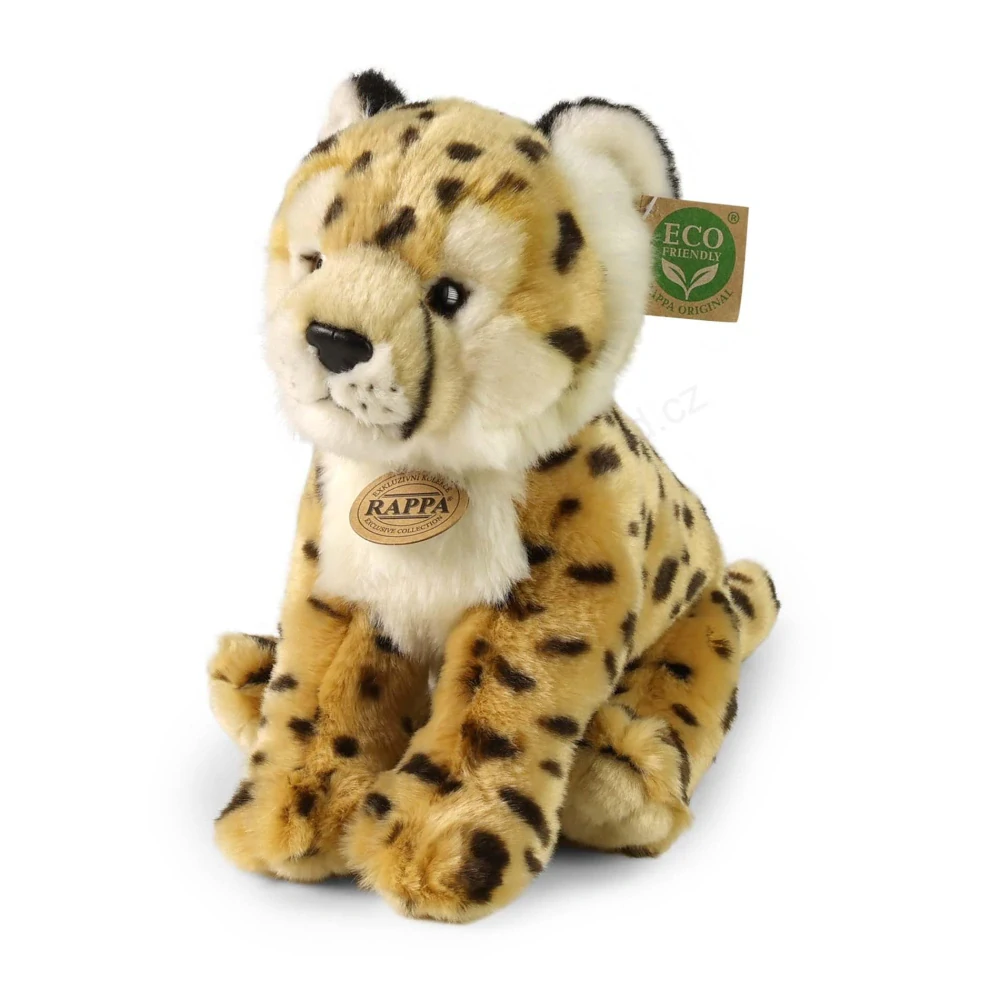Plyšový gepard sedící 28 cm ECO-FRIENDLY
