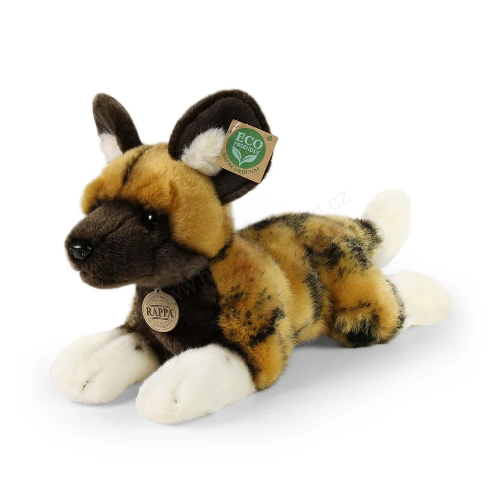 Plyšová hyena / divoký pes hyenový 28 cm ECO-FRIENDLY