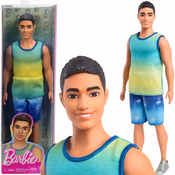 Barbie Model ken kovbojský obleček HRH25