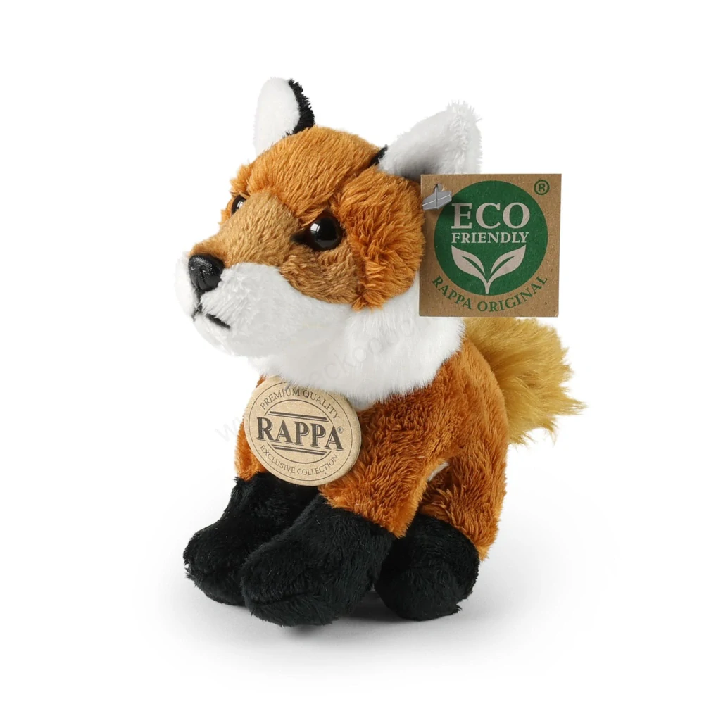 Plyšová liška sedící 13 cm ECO-FRIENDLY
