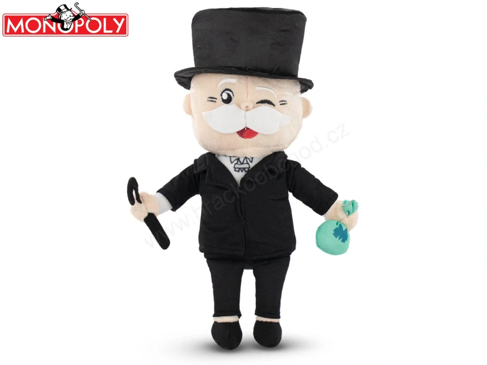 Monopoly - Mr. Monopoly plyšový 31cm