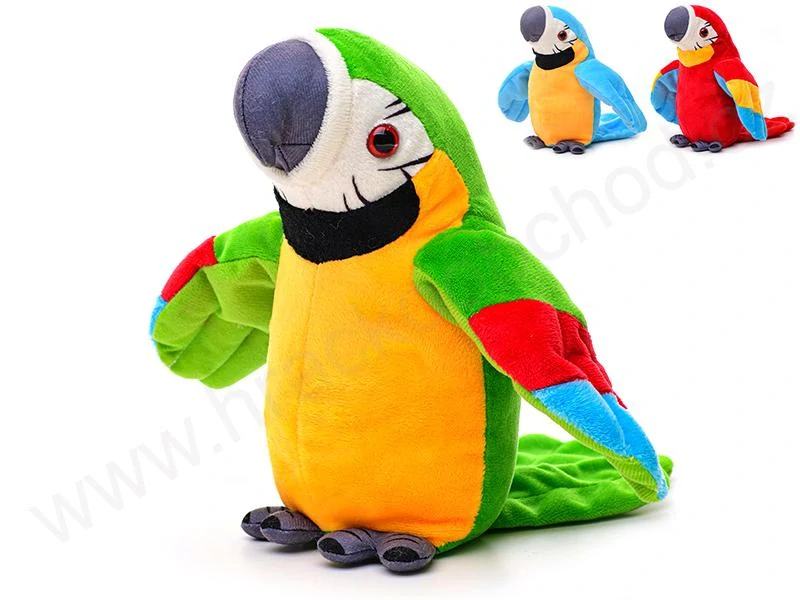 Plyšový papoušek ARA 21 cm (3 druhy)