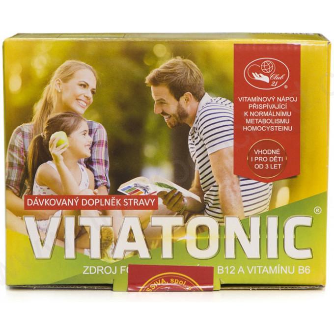 VITATONIC – vitamínový nápoj přispívající k normálnímu metabolismu homocysteinu (60 x 10 g)