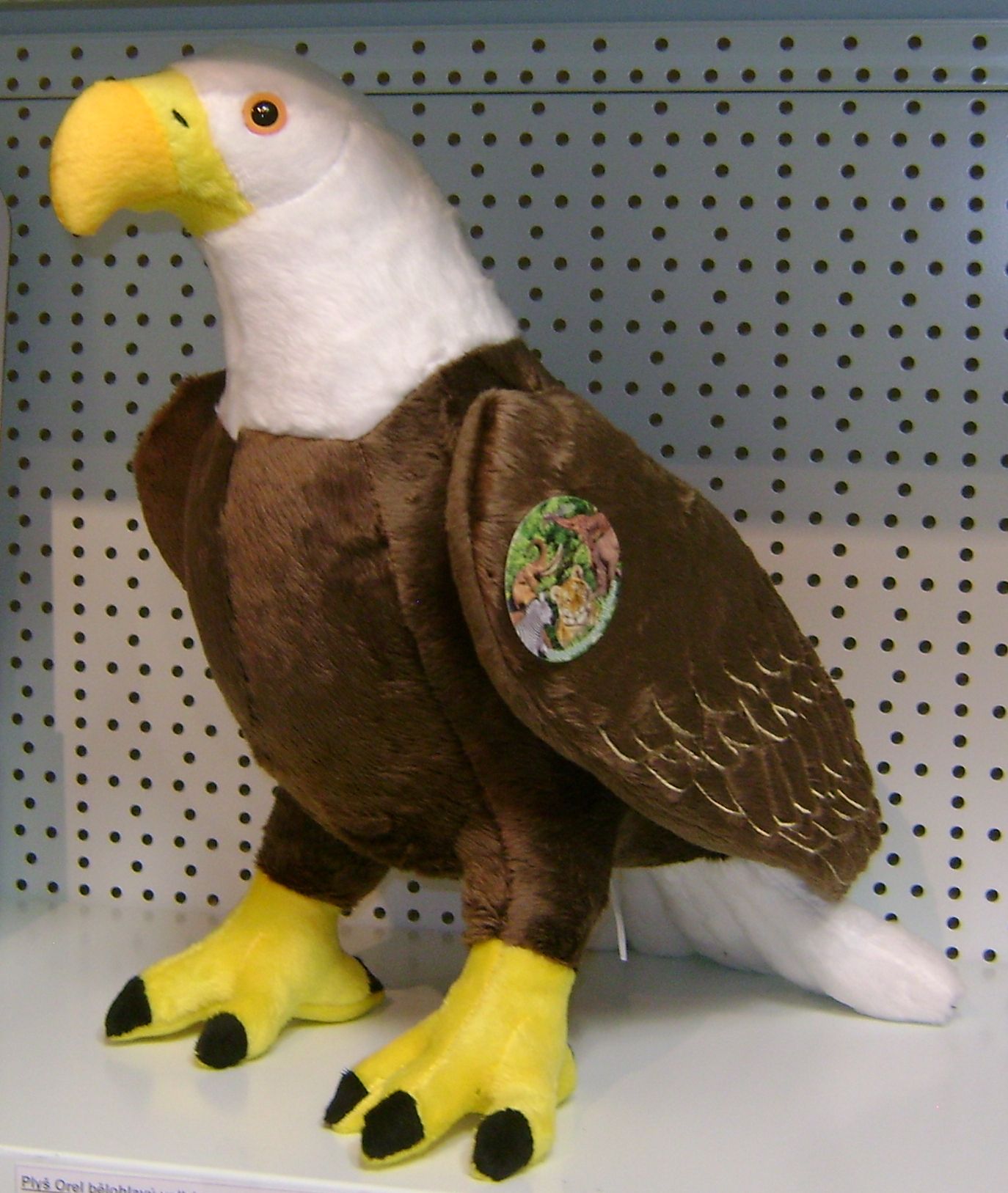 Plyšový pták Orel bělohlavý velký 36 cm