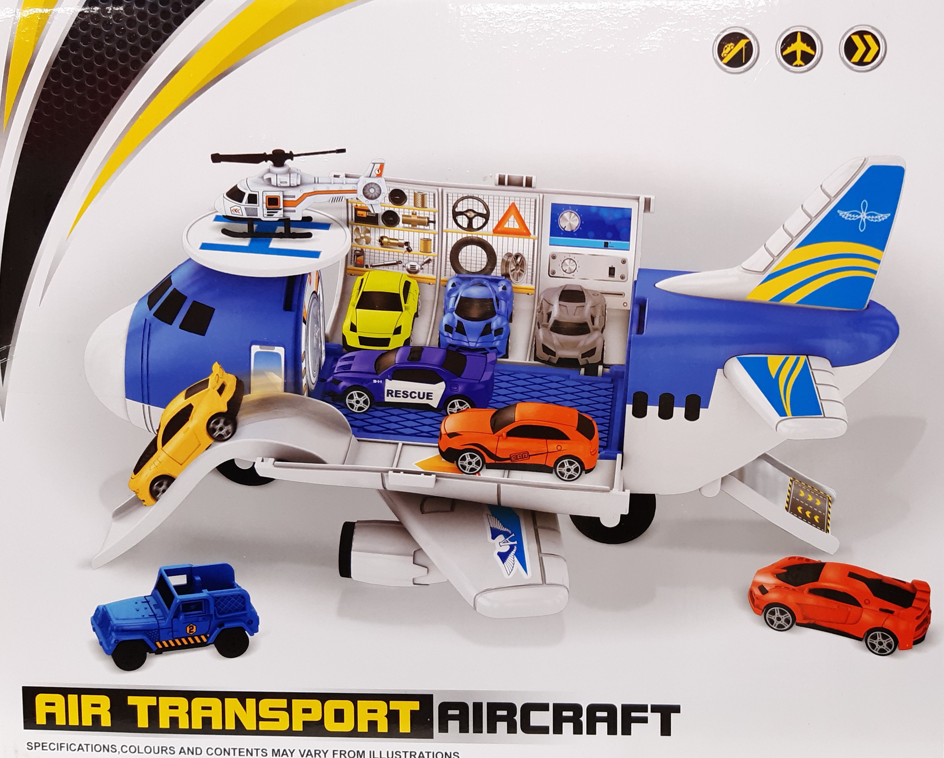  Letadlo rozkládací s autíčky