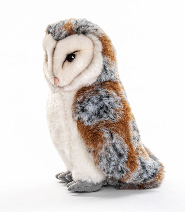 Plyšová Sova pálená 27 cm