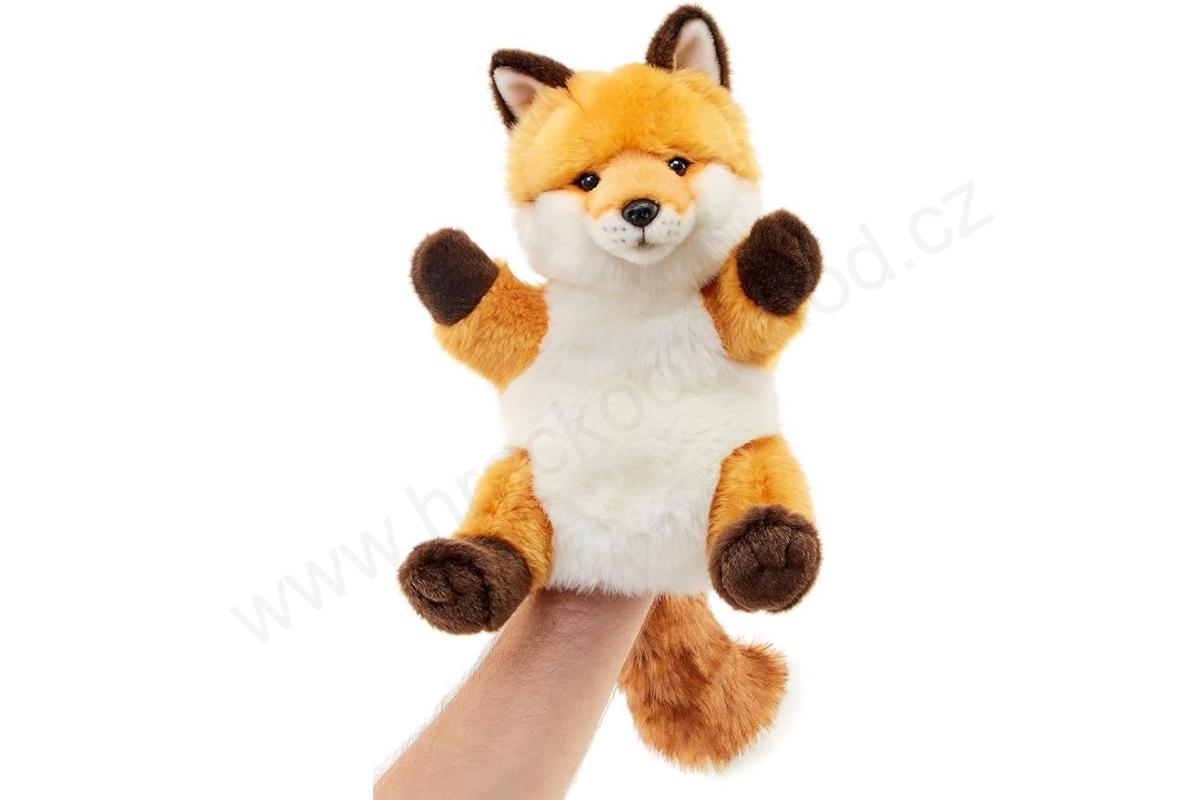 Plyšová liška maňásek 30 cm ECO-FRIENDLY