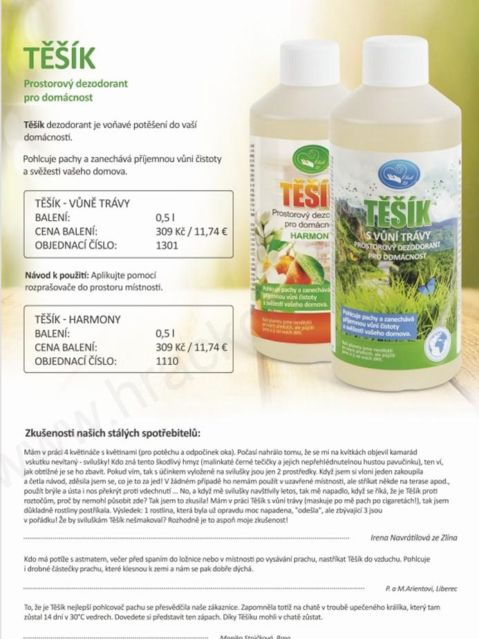TĚŠÍK vůně HARMONY – prostorový deodorant
