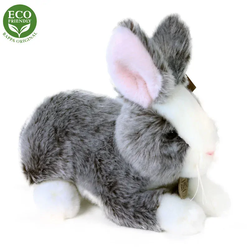 Plyšový králík ležící 23 cm ECO-FRIENDLY
