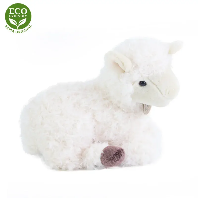 Plyšová ovce ležící 25 cm ECO-FRIENDLY