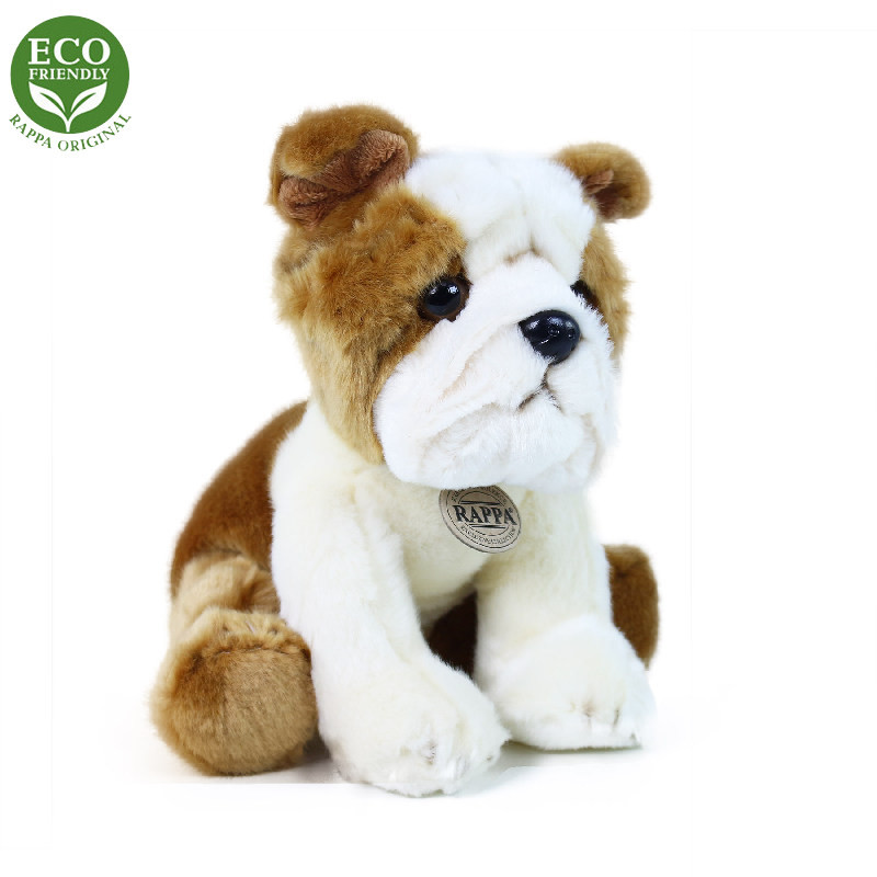 Plyšový pes buldok 26 cm ECO-FRIENDLY
