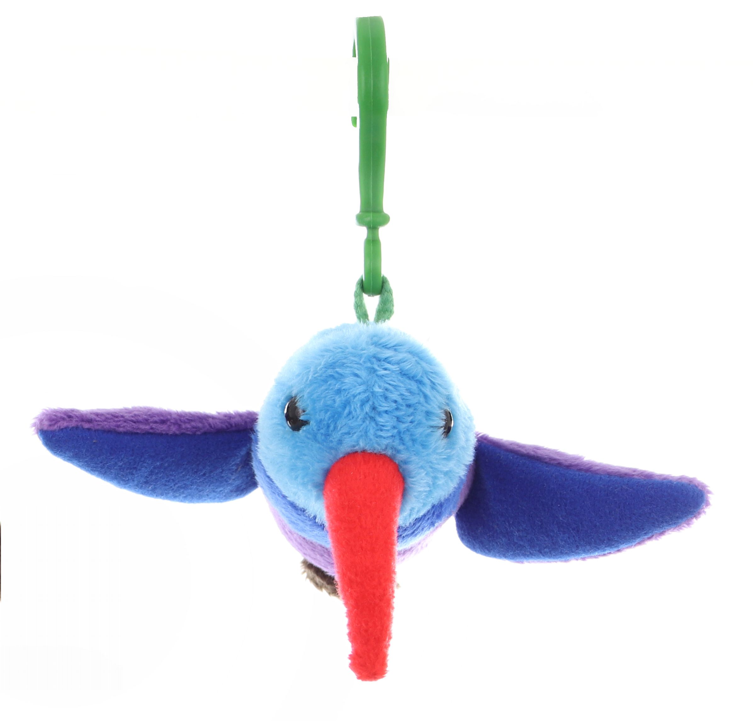 Plyšový KOLIBŘÍK přívěšek / klíčenka