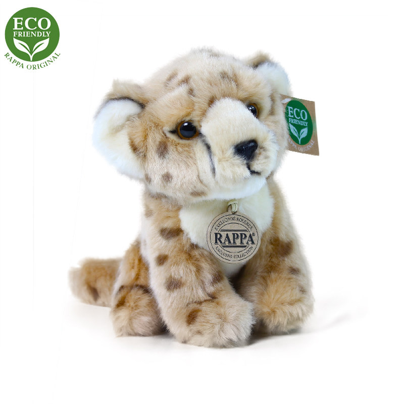 Plyšový gepard sedící 18 cm ECO-FRIENDLY