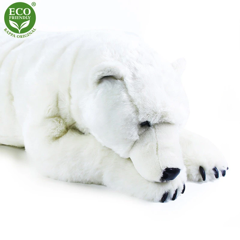 Plyšový velký lední medvěd ležící 109 cm ECO-FRIENDLY