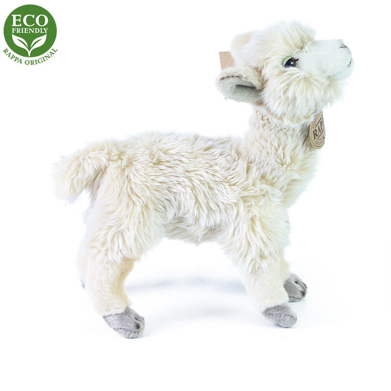 Plyšová lama Alpaka stojící 23 cm ECO-FRIENDLY