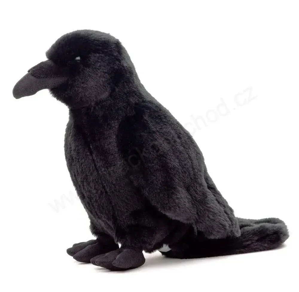 Plyšová Vrána - havran - krkavec 24 cm