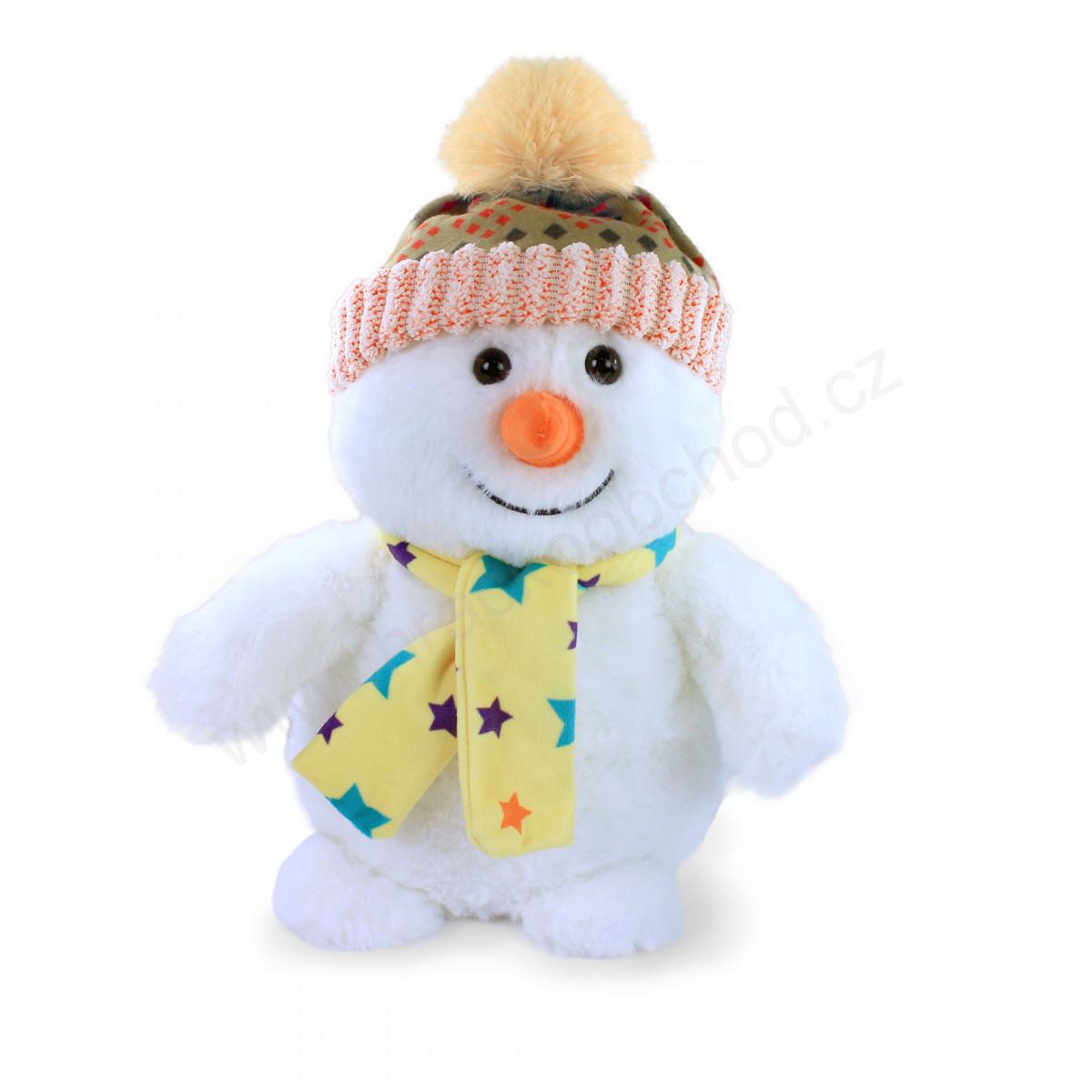 Plyšový sněhulák 26 cm