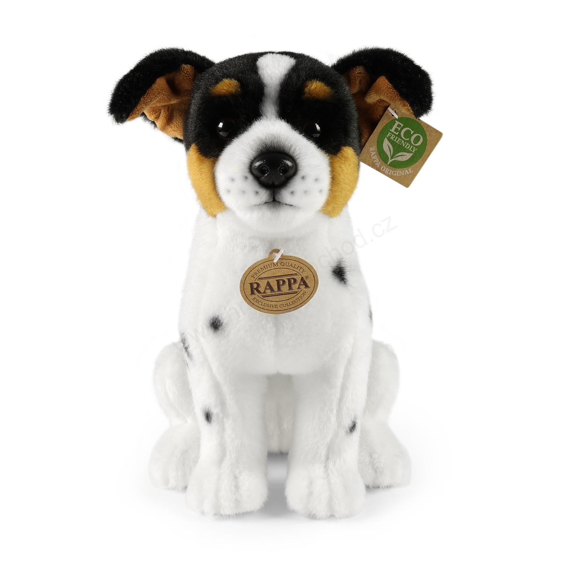 Plyšový pes JACK RUSSELL sedící 29 cm ECO-FRIENDLY