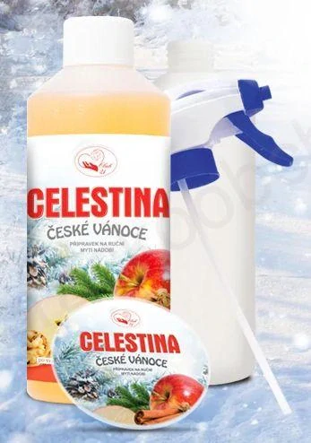 CELESTINA - přípravek na mytí nádobí - vánoční vůně