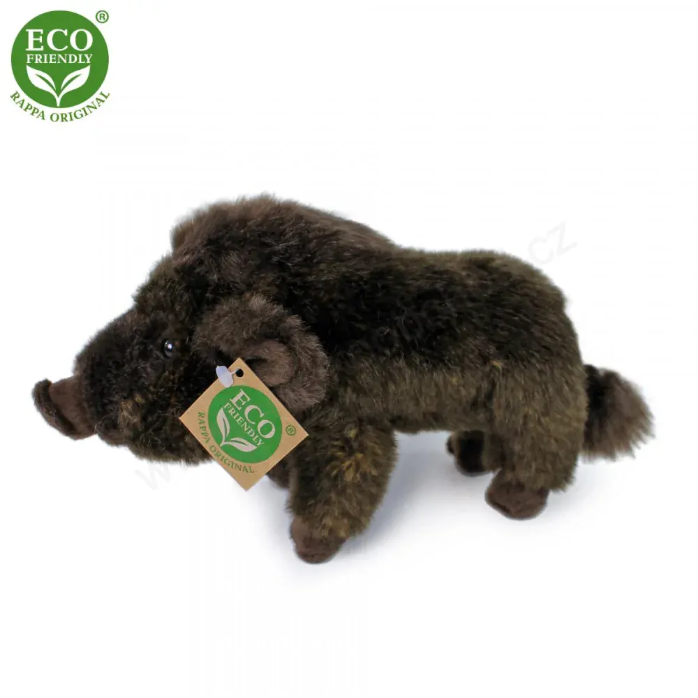 Plyšové prase divoké, divočák 20 cm ECO-FRIENDLY
