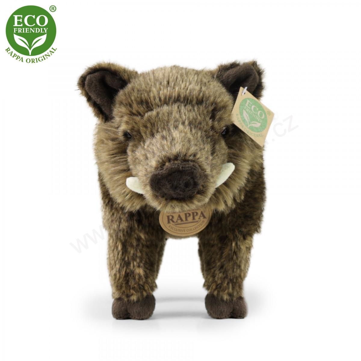 Plyšové prase divoké, divočák 30 cm ECO-FRIENDLY