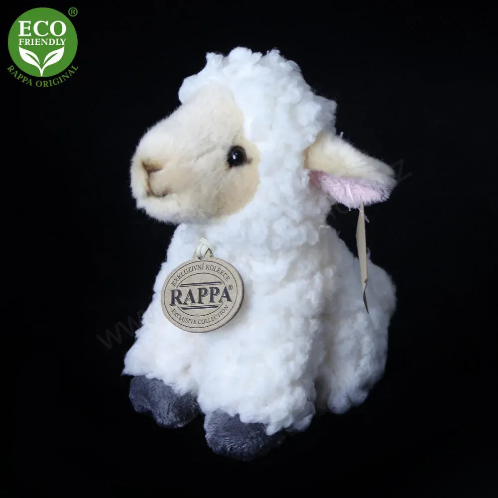 Plyšová ovce / jehně sedící 16 cm ECO-FRIENDLY