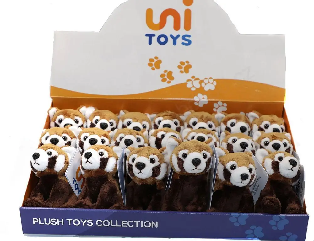 Plyšová Panda červená sedící 13 cm