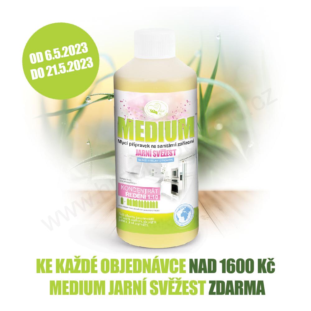 MEDIUM Jarní svěžest - český ekologický čistič koupelen a WC