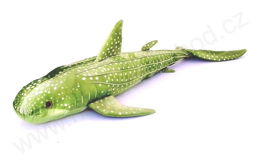 Plyšový žralok velrybí zelený 130 cm