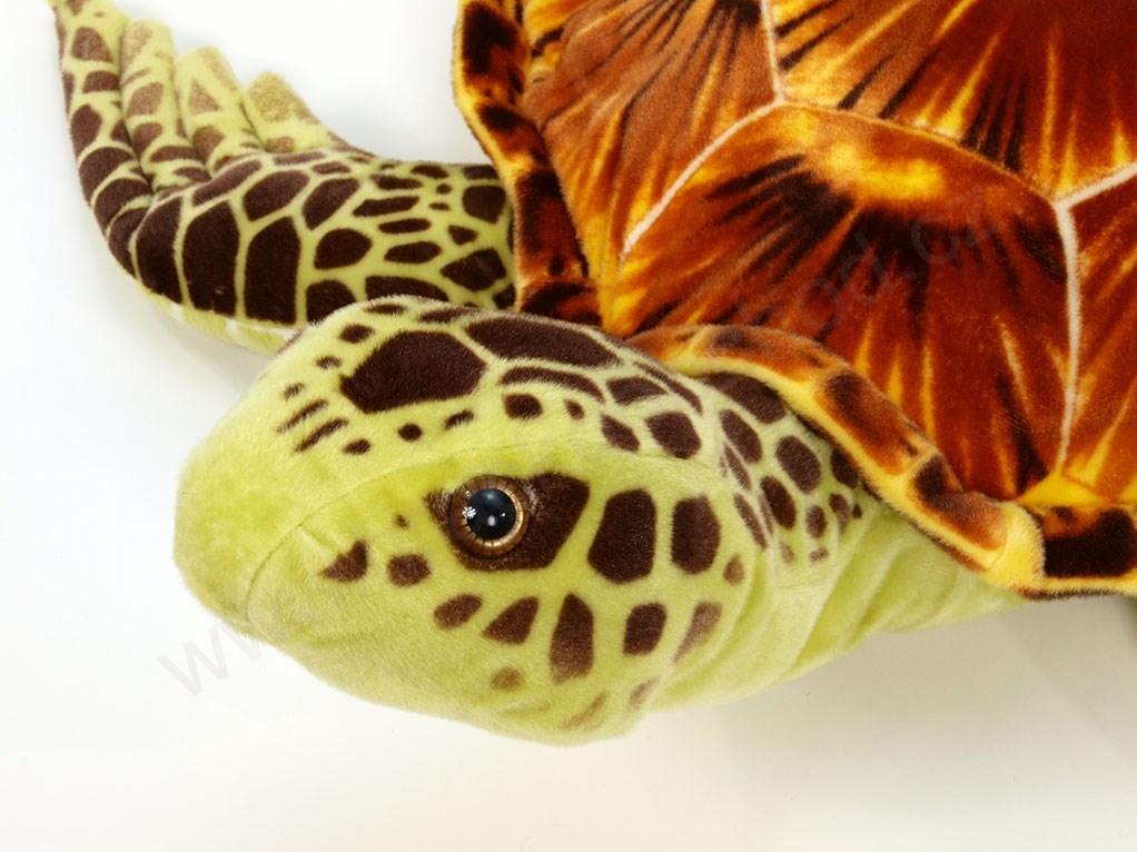 Plyšová želva hnědá 34 cm