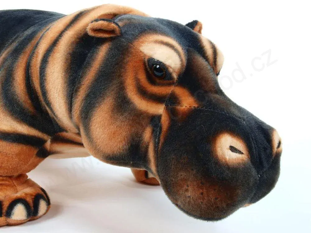 Plyšový hroch stojící 77 cm