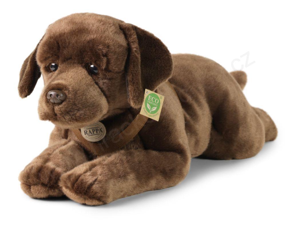 Plyšový pes labrador hnědý 61 cm ECO-FRIENDLY
