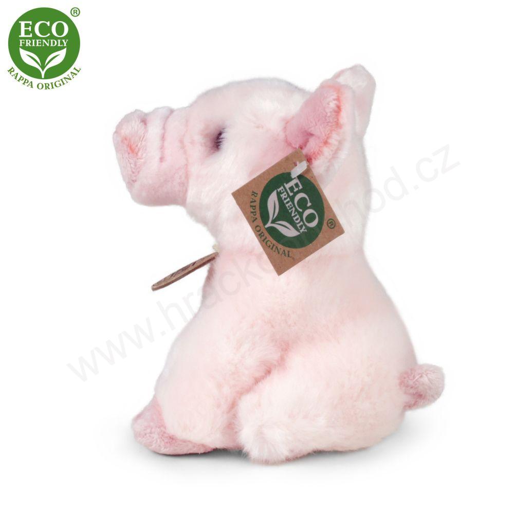 Plyšové prase růžové 16 cm ECO-FRIENDLY
