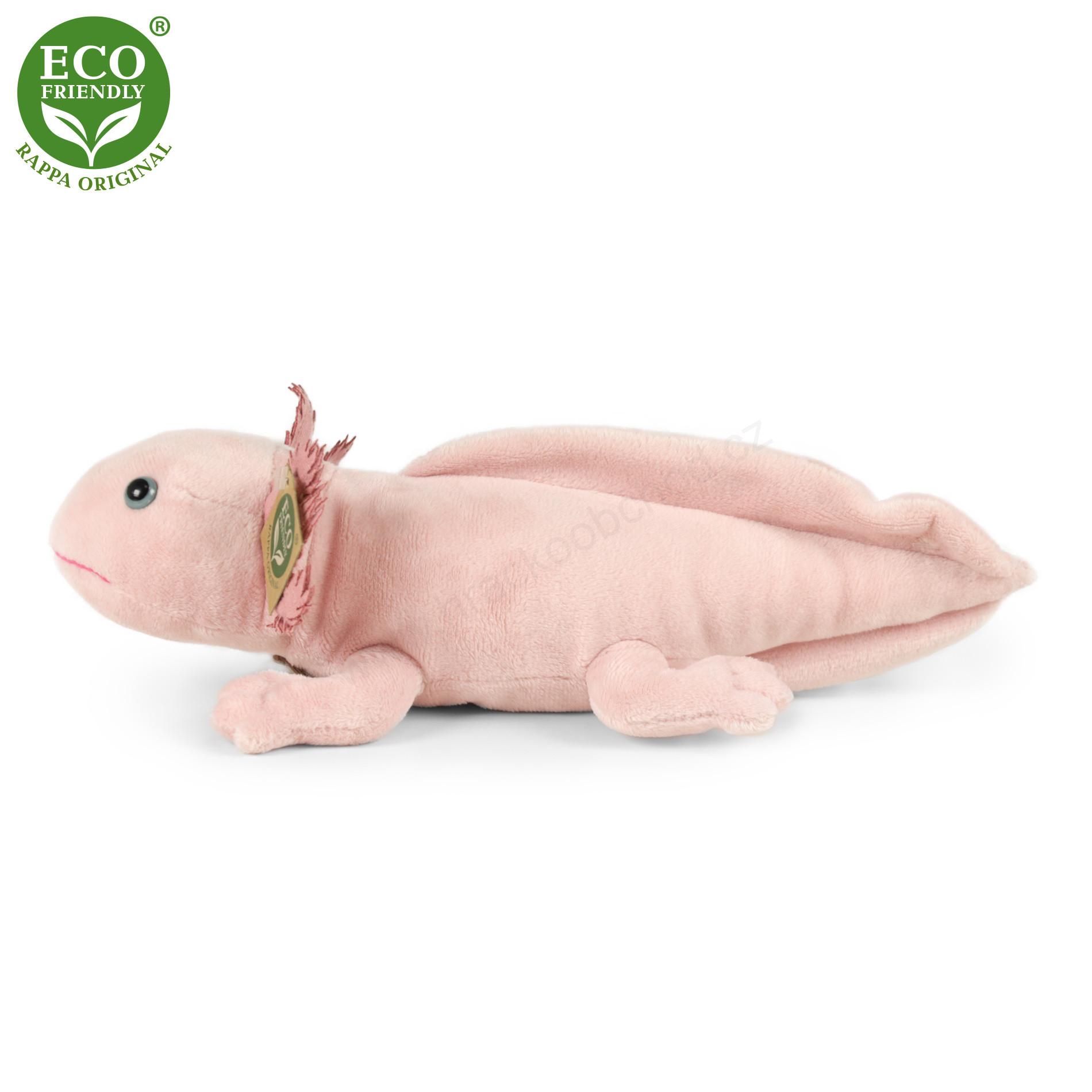 Plyšový axolotl růžový 33 cm ECO-FRIENDLY