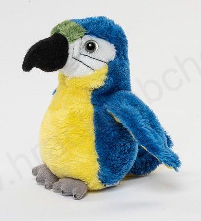 Plyšový papoušek Ara 14 cm ( 2 druhy) ECO-FRIENDLY