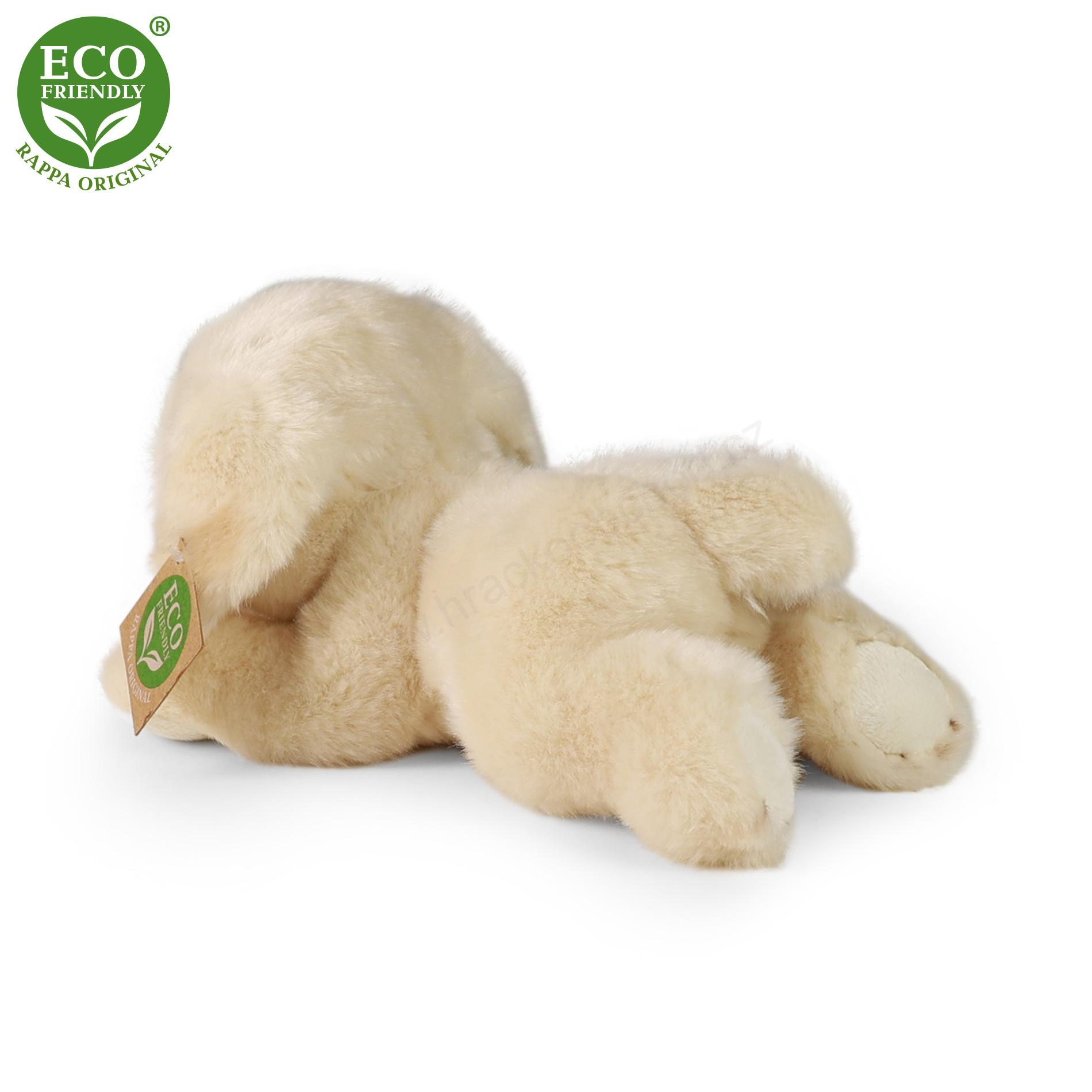 Plyšový retrívr / labrador pes ležící 20 cm ECO-FRIENDLY