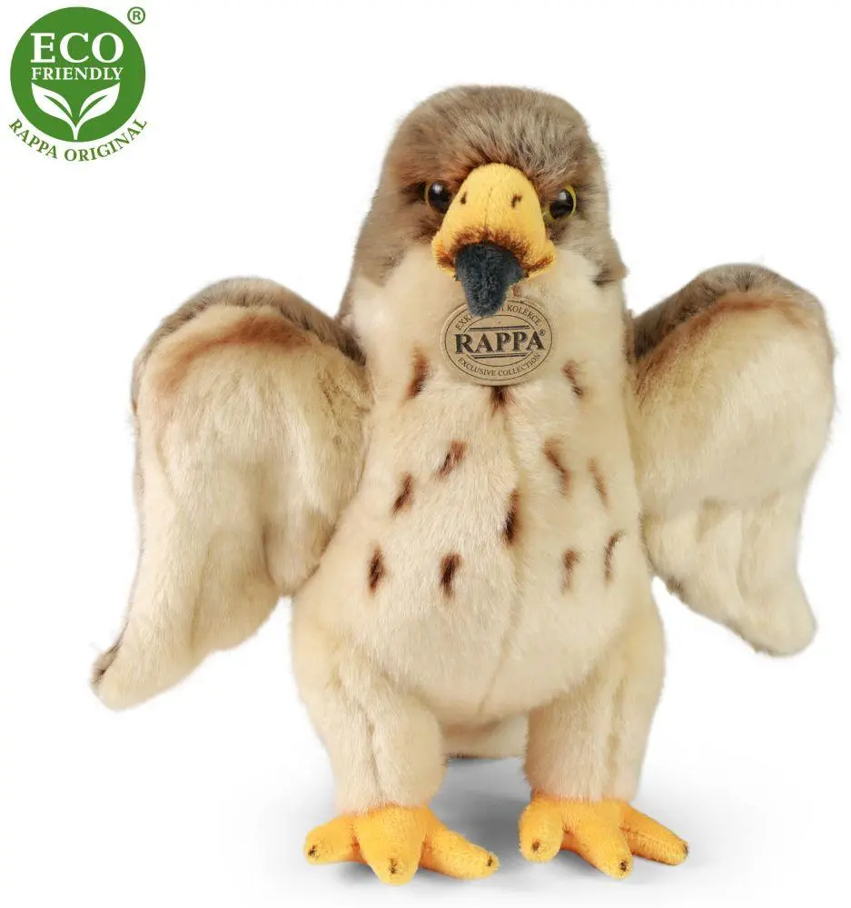 Plyšový pták sokol 27 cm ECO-FRIENDLY