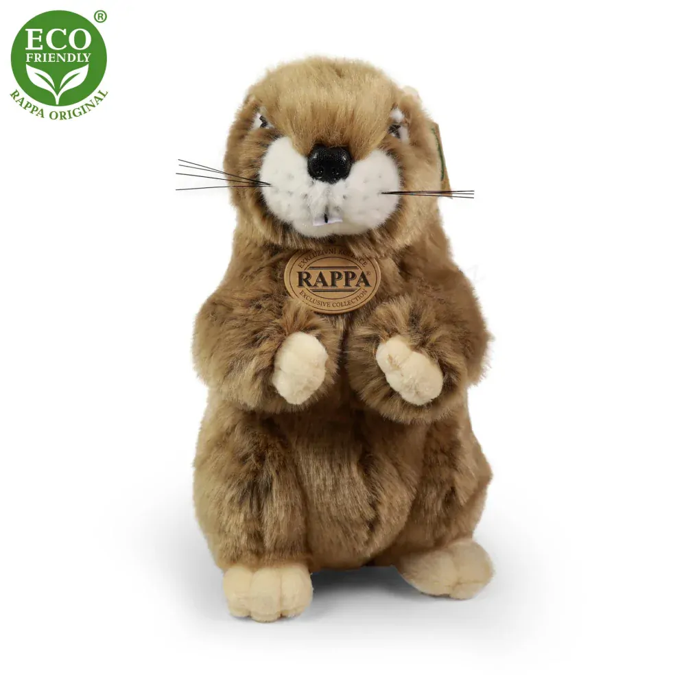 Plyšový svišť sedící, 23 cm ECO-FRIENDLY