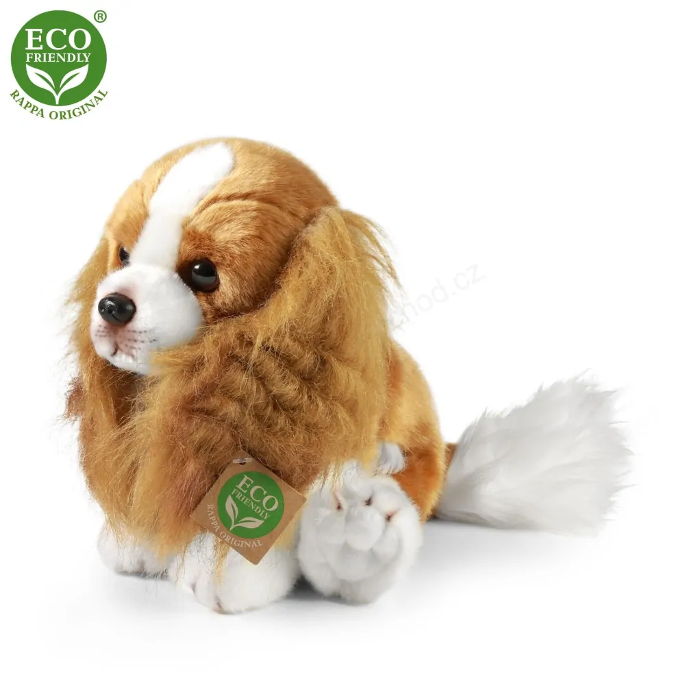 Plyšový pes kavalír King Charles španěl 28 cm ECO-FRIENDLY
