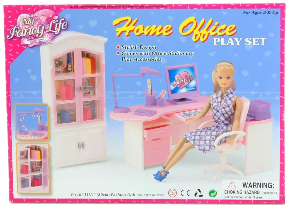 KANCELÁŘ - PRACOVNA I. pro Barbie 