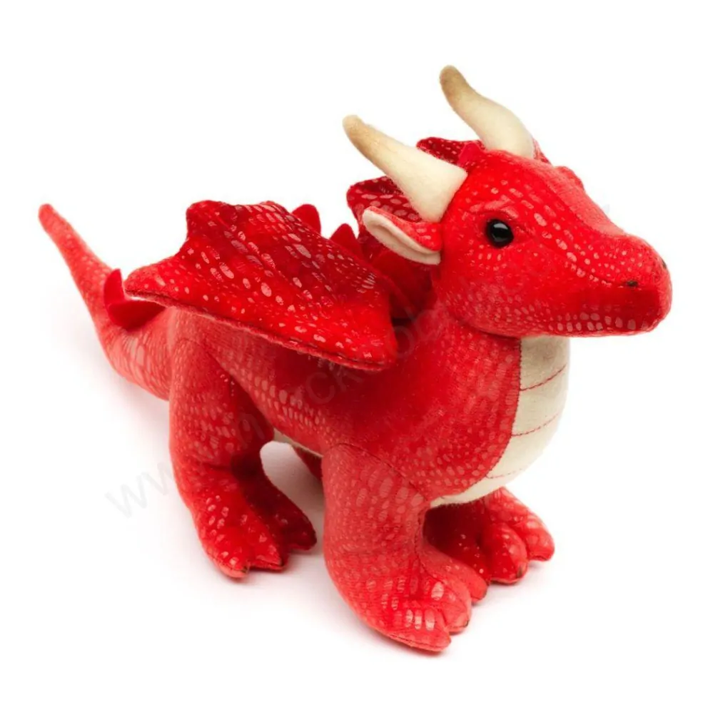 Plyšový drak červený 20 cm ECO-FRIENDLY