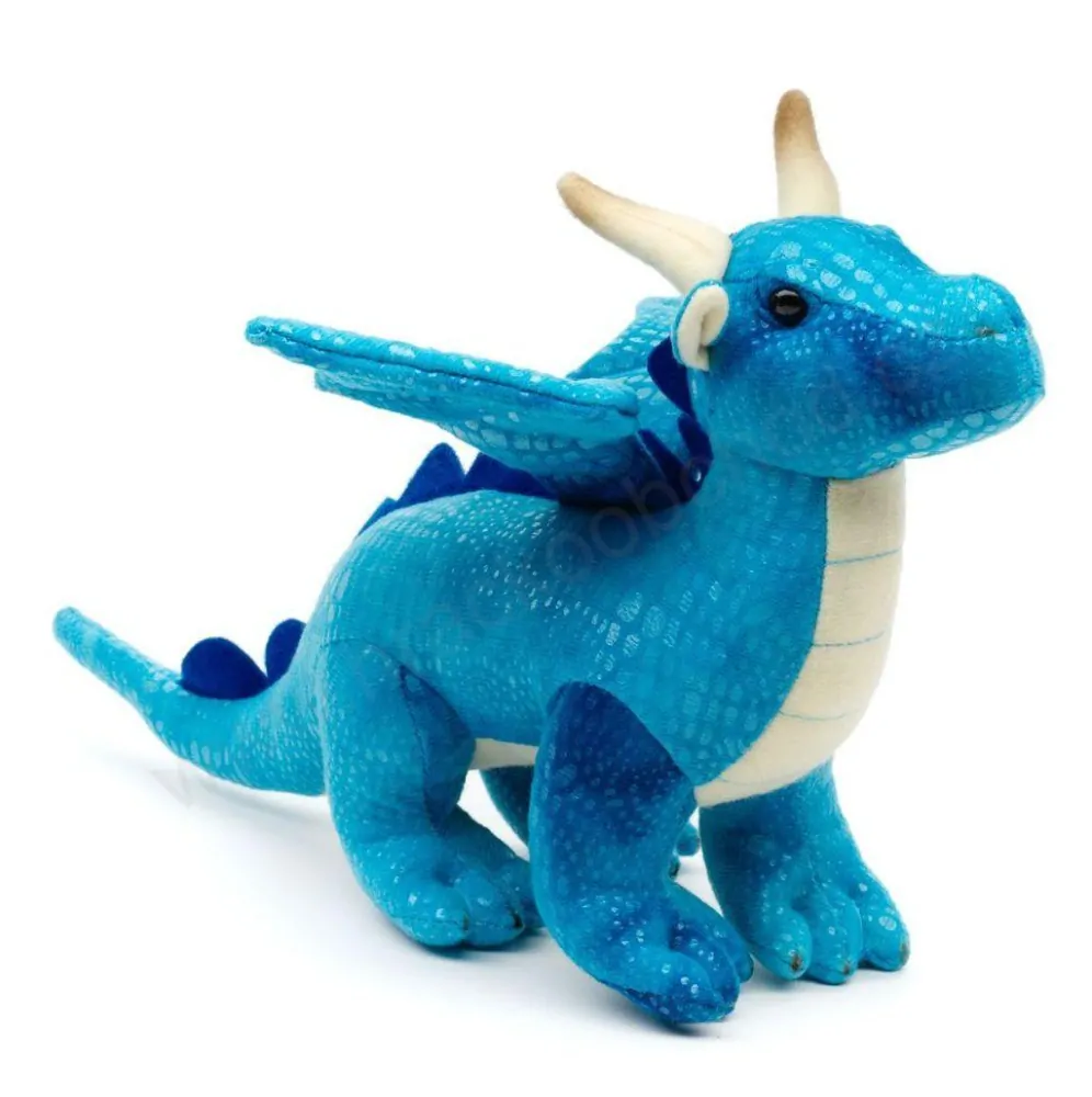 Plyšový drak modrý 20 cm ECO-FRIENDLY