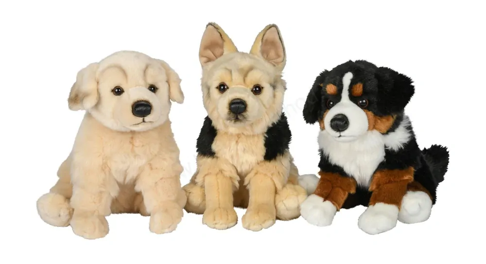 Plyšový pes bernský salašnický sedící štěně 25 cm ECO-FRIENDLY