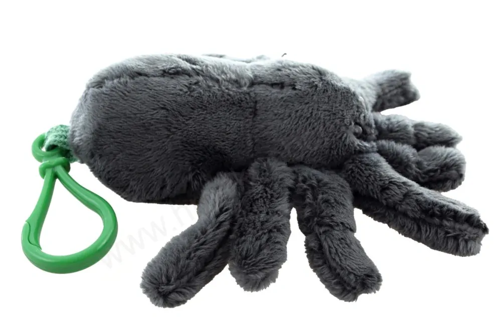 Plyš Pavouk tarantule klíčenka / přívěšek